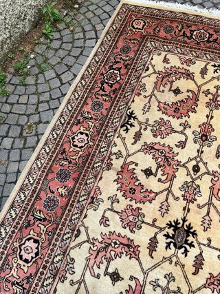 Tappeto Tabriz Vintage Lana , seta 274x194