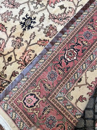 Tappeto Tabriz Vintage Lana , seta 274x194