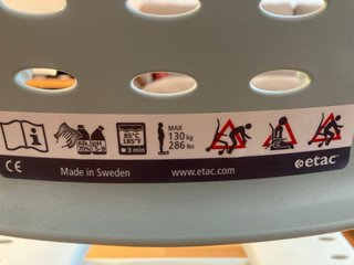 Silla ducha hospitalaria, marca Etac regulable