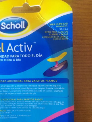 Plantillas Scholl Gel Activ Zapatos Planos