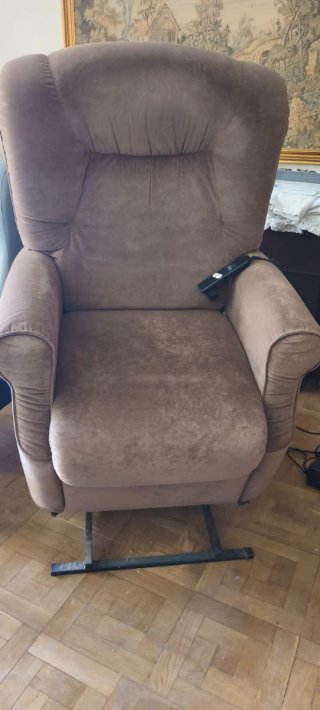 Butaca ortopédica elevable tela beige
