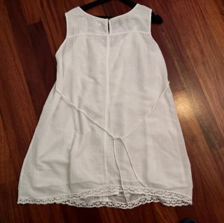 Vestido blanco encaje talla L/XL