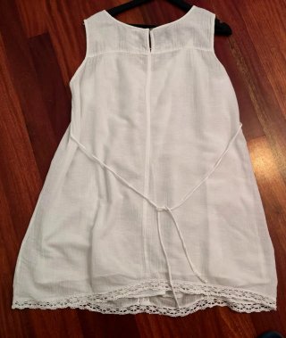 Vestido blanco encaje talla L/XL