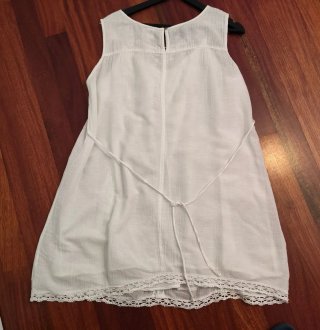Vestido blanco encaje talla L/XL