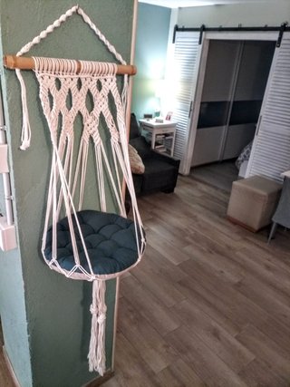 CAMA COLUMPIO HAMACA COLGANTE PARA GATOS MACRAME