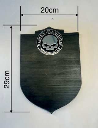 Soporte Casco de Madera para Triumph