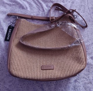 Bolso de verano beige para mujer