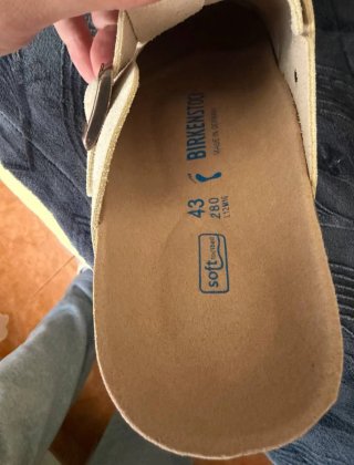 Birkenstock Boston - Suede Beige