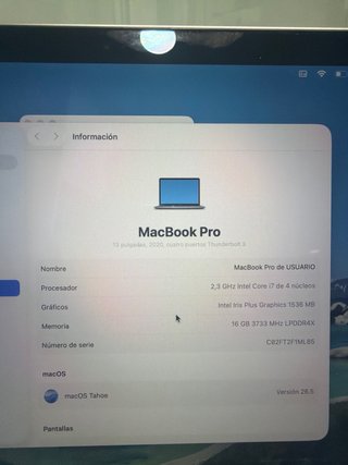 MacBook Pro 13 i7 16GB RAM 512GB SSD