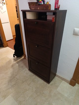 Zapatero 3 puertas madera