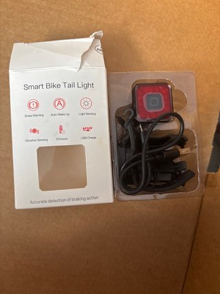 Luz Inteligente para Bicicleta USB