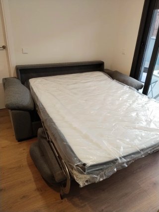 Sofá Cama Apertura Italiana Gris