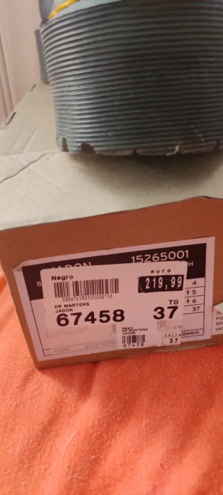 Botas Dr. Martens Talla 37 Negras