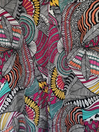 Vestido Estampado Multicolor.