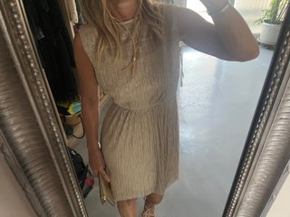 Vestido dorado sin estrenar