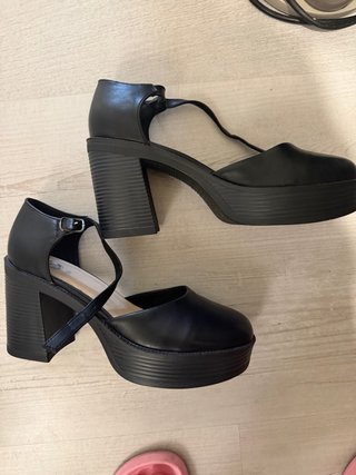 Zapatos de plataforma negros