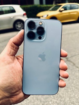 iPhone 13 Pro Batteria 100% Blu