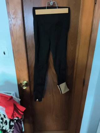 Leggings térmicos negros y beige s/m