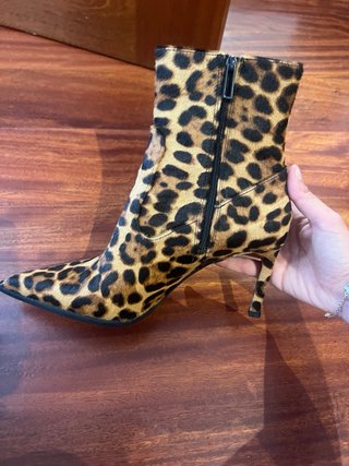Botines Leopardo Zara Talla 39