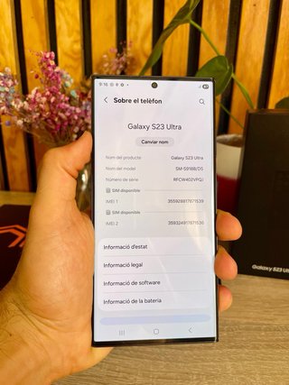 Samsung Galaxy S23 Ultra 256GB Negro