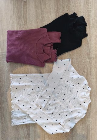 Lote 3 camisetas manga larga KIABI 10 años