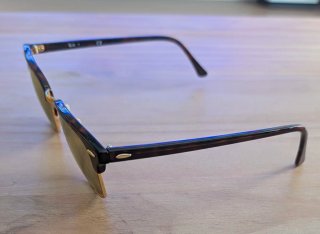 Gafas de sol Clubmaster Marrón/Dorado