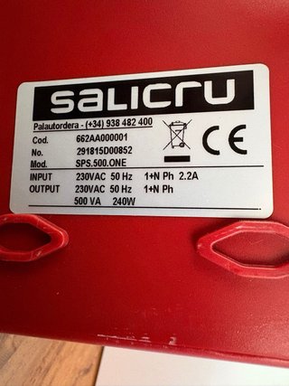 SAI/UPS Salicru SPS ONE 500VA