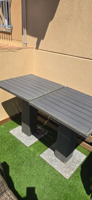 Conjunto Muebles Terraza Mesa y Sillas