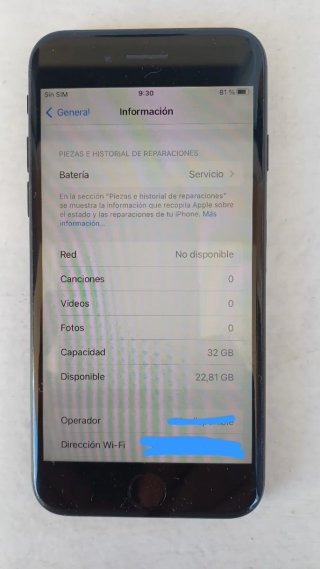 iPhone 7 Negro/Plateado