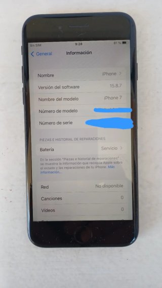 iPhone 7 Negro/Plateado