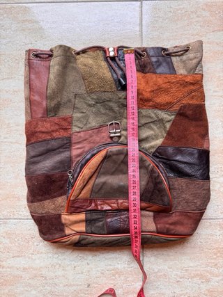 Mochila Zerimar Vintage Cuero y Ante