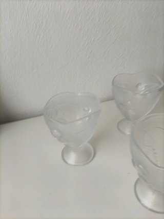 Set di 4 calici da dessert/cocktail in cristallo