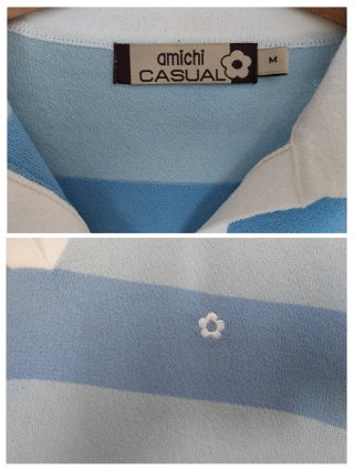 Lote 3 polos de rayas y liso