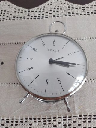 Reloj de sobremesa Timemark plateado
