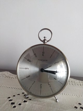 Reloj de sobremesa Timemark plateado