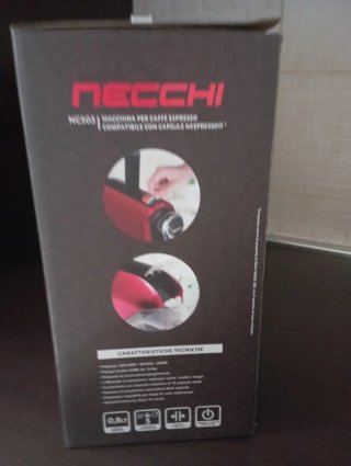 Macchina Caffè Espresso Necchi NC503 Rossa