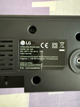 Barra de Sonido LG Negra