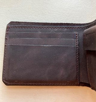 Cartera Scalpers 100% Piel Marrón