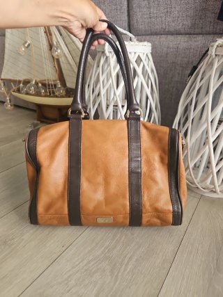 Bolso de piel Aita marrón