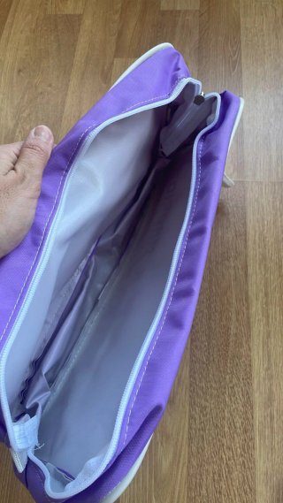 Mochila y neceser Real Madrid morado