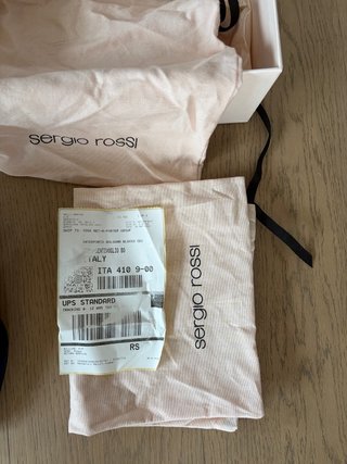 Scarpe col tacco Sergio Rossi blu navy