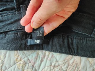 Shorts vaqueros negros