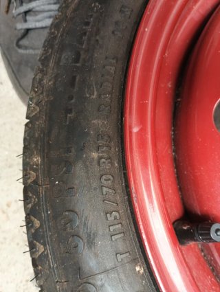 Rueda de galleta 115/70 R15