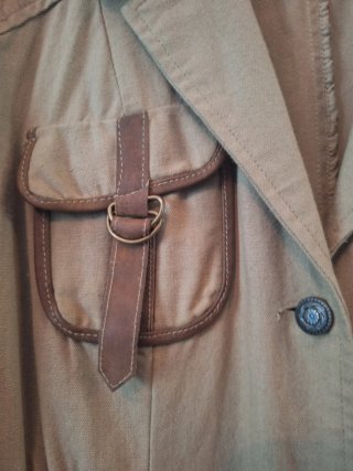 Chaqueta Old Ridel verde militar