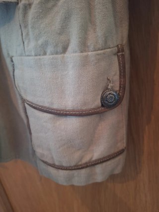 Chaqueta Old Ridel verde militar