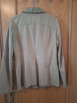 Chaqueta Old Ridel verde militar