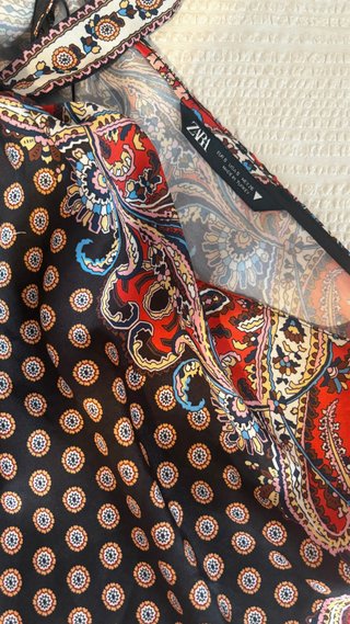 Top Zara Pañuelo Estampado