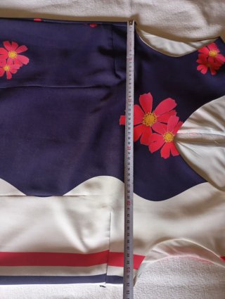 Vestido floral si mangas