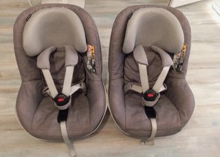 4 Sillas Coche gemelas+ 2 Bases Isofix