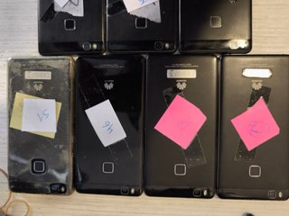 Lote 8 móviles Huawei y Samsung para piezas